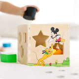 Disney Mickey Mouse & Friends Wooden Shape Sorting Cube K6