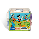 Disney Mickey Mouse & Friends Wooden Shape Sorting Cube K6