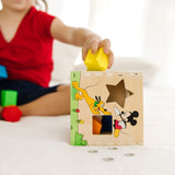 Disney Mickey Mouse & Friends Wooden Shape Sorting Cube K6