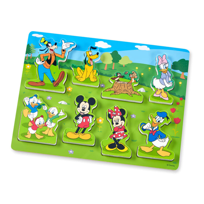 Disney Mickey Mouse Wooden Chunky Puzzle I1