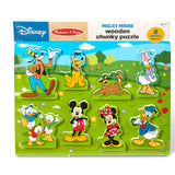 Disney Mickey Mouse Wooden Chunky Puzzle I1
