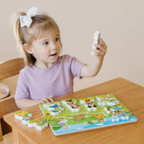 Disney Mickey Mouse Wooden Chunky Puzzle I1