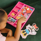 Disney Minnie Wooden Magnetic Dress-Up N9