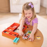 Disney Moana Wooden Magnetic Dress-Up Play Set Q5
