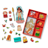 Disney Moana Wooden Magnetic Dress-Up Play Set Q5