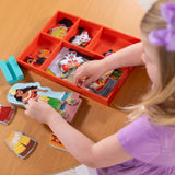 Disney Moana Wooden Magnetic Dress-Up Play Set Q5