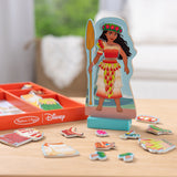 Disney Moana Wooden Magnetic Dress-Up Play Set T8