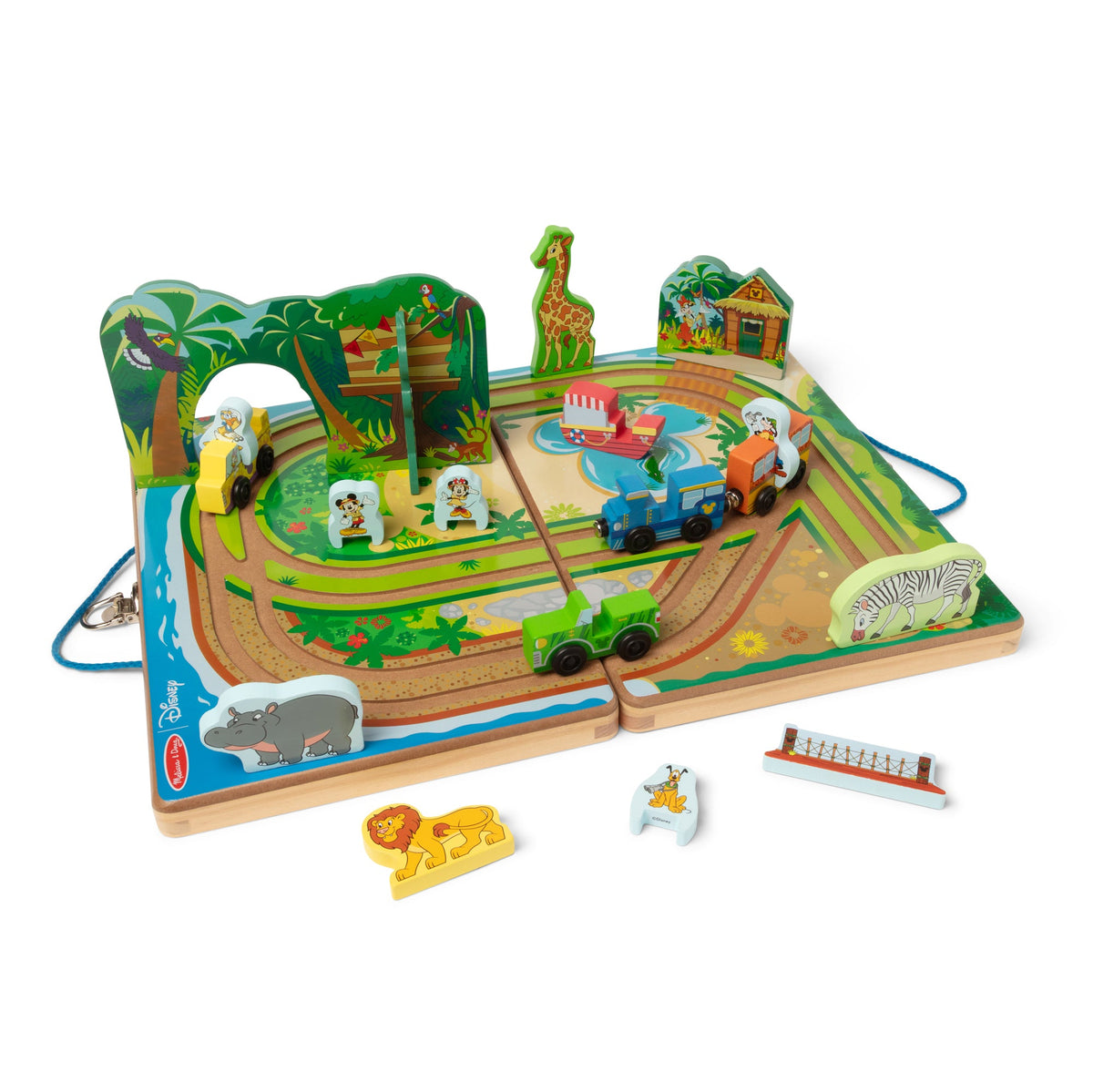 Disney Take-Along Safari Wooden Play Set E1