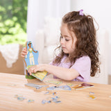 Disney Tiana Wooden Magnetic Dress-Up Play Set X7