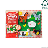 Farm Animals Chunky Puzzle - 8 Pieces A9