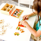 Farm Animals Jigsaw Puzzles in a Box C9