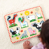Farm Animals Sound Puzzle - 8 Pieces J4