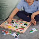 Farm Animals Sound Puzzle - 8 Pieces J4