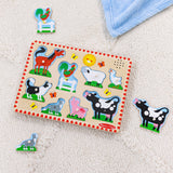 Farm Animals Sound Puzzle - 8 Pieces J4