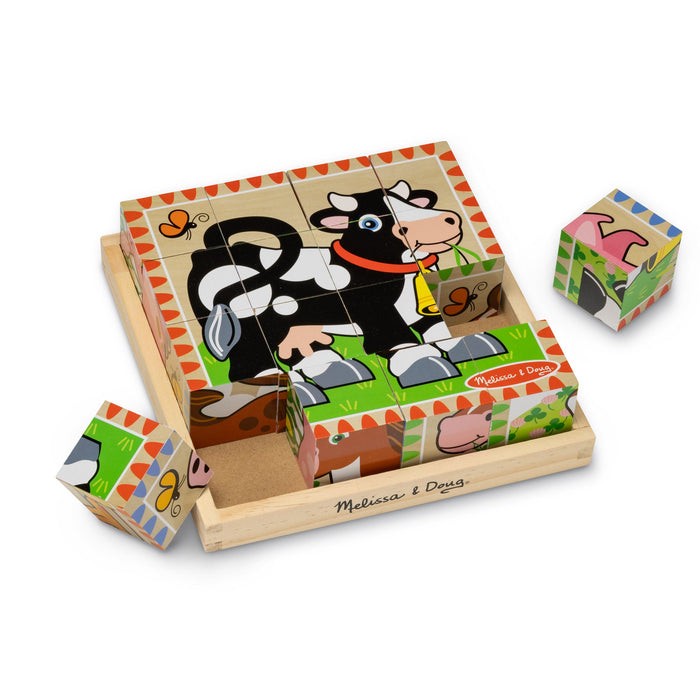 Farm Cube Puzzle - 16 Pieces W9