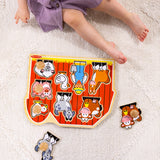 Farm Friends Jumbo Peg Puzzle - 8 Pieces W6
