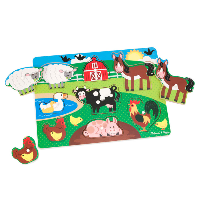 Farm Peg Puzzle - 8 pieces V1