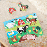 Farm Peg Puzzle - 8 pieces V1