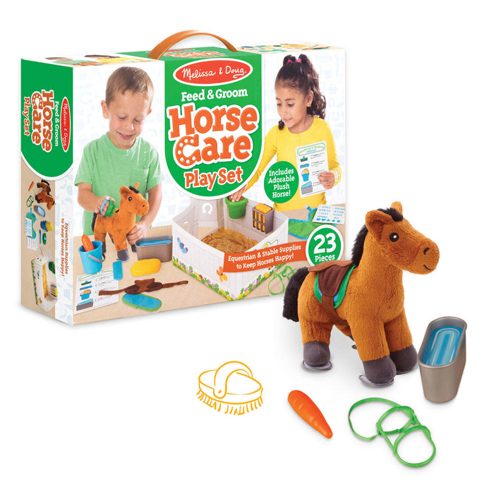 Feed & Groom Horse Care Play Set E1