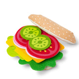 Felt Food Sandwich Play Set V8