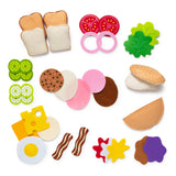 Felt Food Sandwich Play Set V8