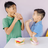 Felt Food Sandwich Play Set V8