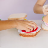 Felt Food Sandwich Play Set V8