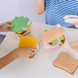 Felt Food Sandwich Play Set V8