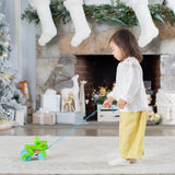 First Play Frolicking Frog Wooden Pull Toy B3