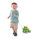 First Play Frolicking Frog Wooden Pull Toy P5