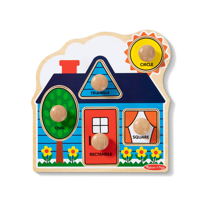 First Shapes Jumbo Peg Puzzle - 5 Pieces Q5