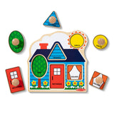 First Shapes Jumbo Peg Puzzle - 5 Pieces Q5