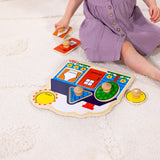 First Shapes Jumbo Peg Puzzle - 5 Pieces Q5