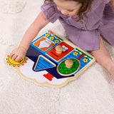 First Shapes Jumbo Peg Puzzle - 5 Pieces Q5