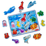 Fishing Magnetic Puzzle Game - 10 Pieces X1
