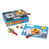 Flip & Serve Pancake Set - Wooden Play Food Z7