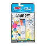 Game On! Wipe-Off Activity Pad - On the Go Travel Activity V9