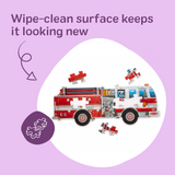 Giant Fire Truck Floor Puzzle - 24 Pieces C1