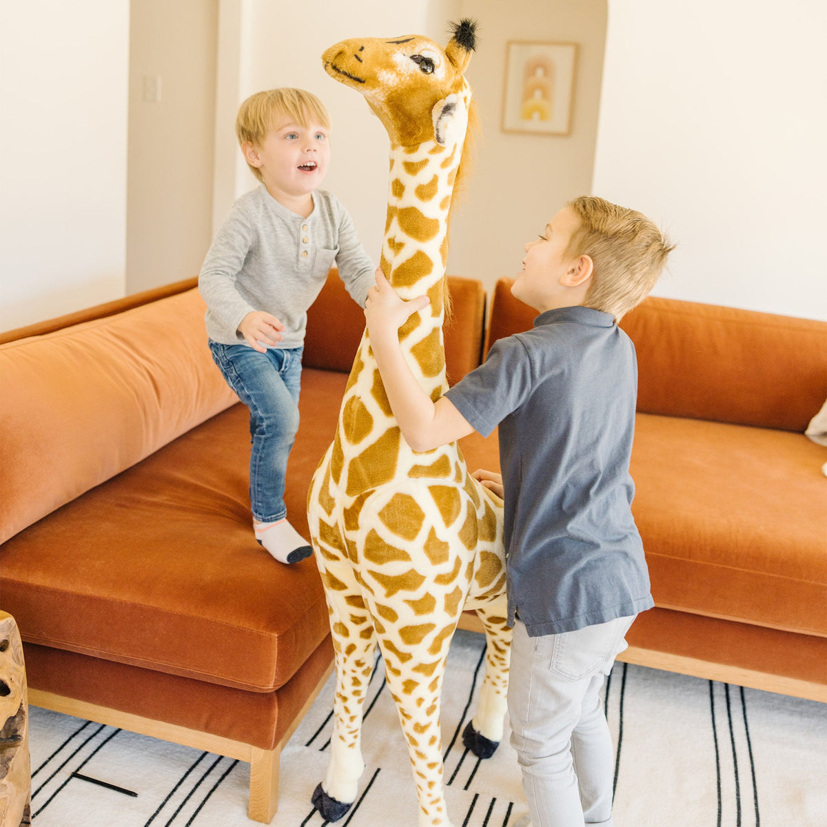Giraffe Lifelike Plush Stuffed Animal K0