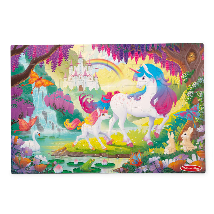 Glow-in-the-Dark Unicorn Floor Puzzle - 48 Pieces O6