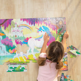 Glow-in-the-Dark Unicorn Floor Puzzle - 48 Pieces O6
