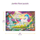 Glow-in-the-Dark Unicorn Floor Puzzle - 48 Pieces O6