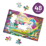 Glow-in-the-Dark Unicorn Floor Puzzle - 48 Pieces O6
