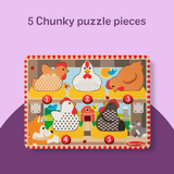 Happy Hens Push to Pop Puzzle V2