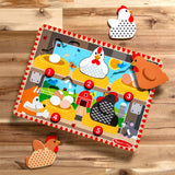 Happy Hens Push to Pop Puzzle V2