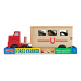 Horse Carrier Wooden Vehicles Play Set M3