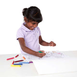 Jumbo 50-Page Kids' Coloring Pad - Horses, Hearts, Flowers, and More U5