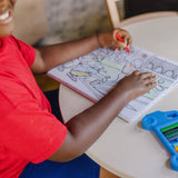 Jumbo 50-Page Kids' Coloring Pad - Space, Sharks, Sports, and More L4