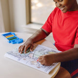 Jumbo 50-Page Kids' Coloring Pad - Space, Sharks, Sports, and More L4