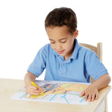 Jumbo 50-Page Kids' Coloring Pad - Space, Sharks, Sports, and More L4